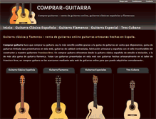 Tablet Screenshot of comprar-guitarra.es